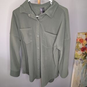 Mondetta Sage Green Fleece Shirt